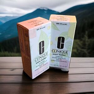 2X Deal! CLINIQUE ~ EVEN BETTER MAKEUP BROAD SPECTRUM # WN 44 TEA 1 OZ